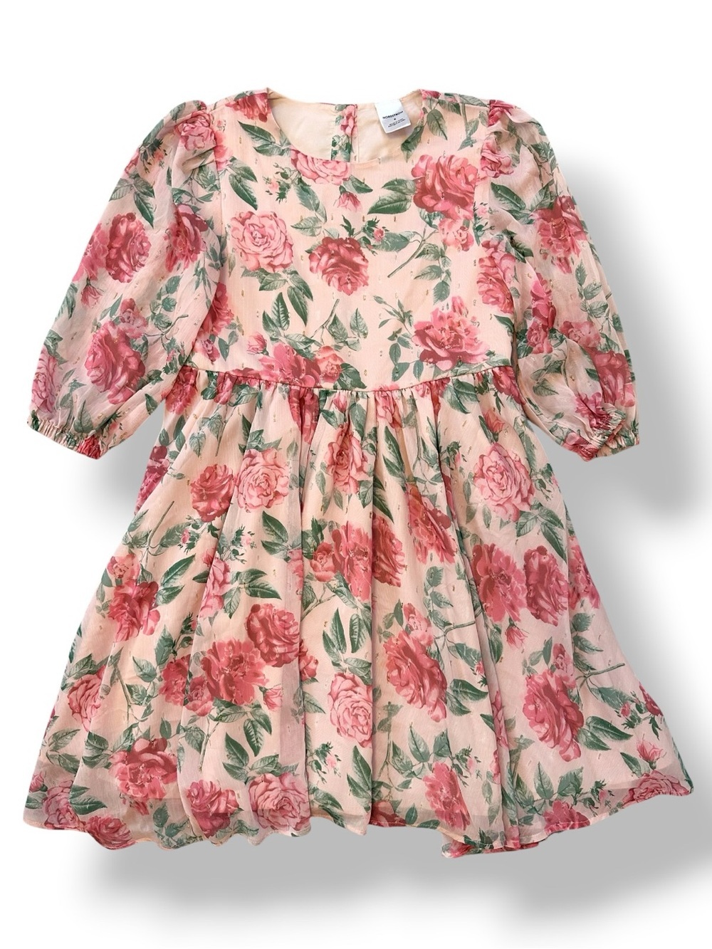 Nordstrom | Floral Sparkle Long Sleeve Dress (8)